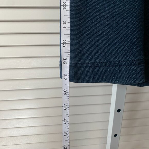 Diane von Furstenberg Christa Wrap Mini/Midi Dress, Indigo Denim, Size S - Picture 5 of 9